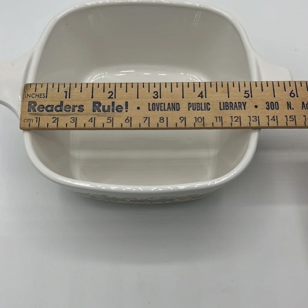 CORNINGWARE 2 3/4 CUP SMALL DISH VINTAGE LE PERSIL